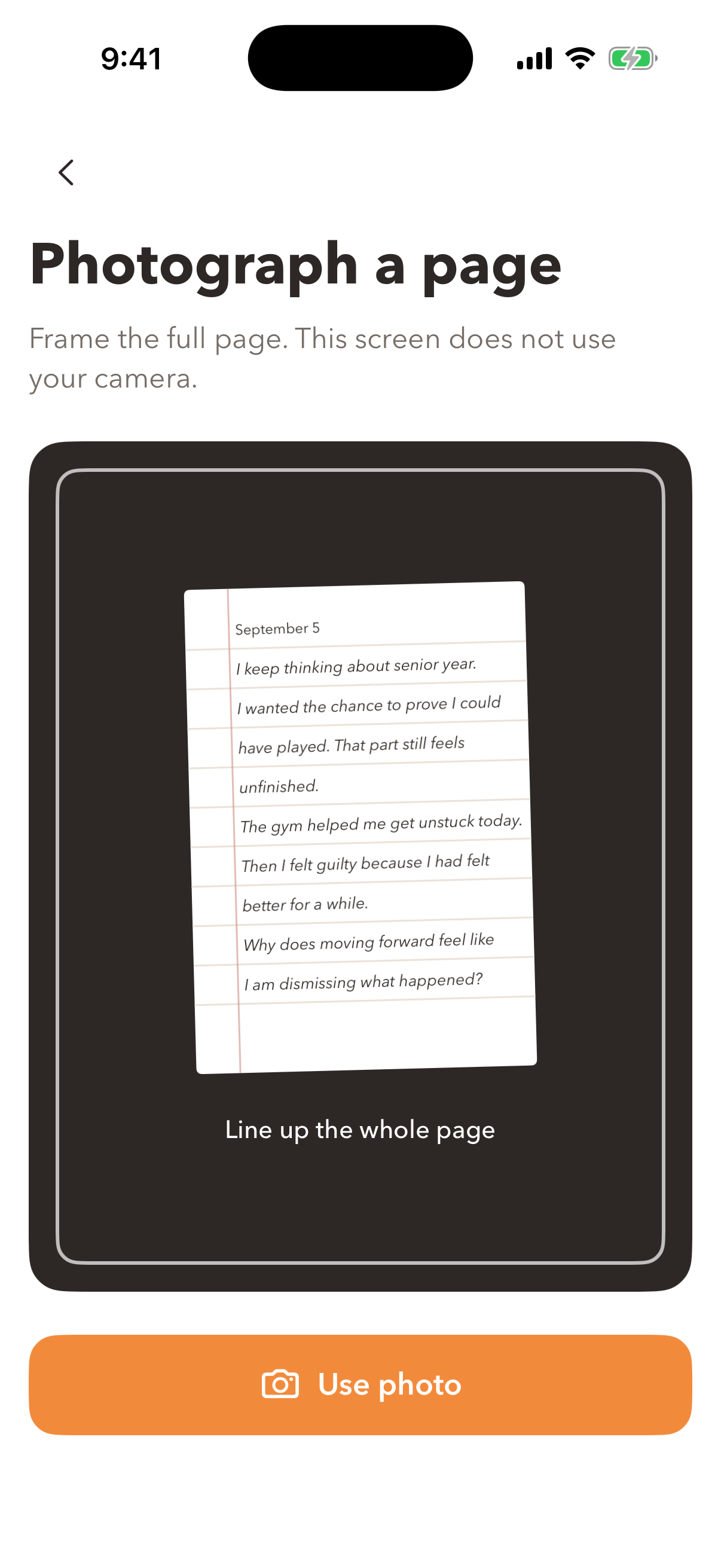 iOS Journal photo