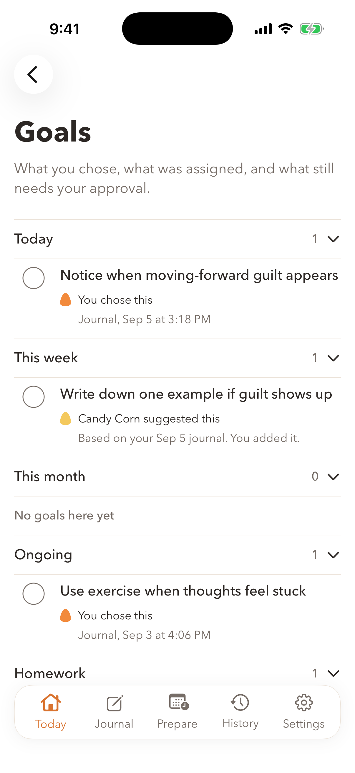 iOS Goals