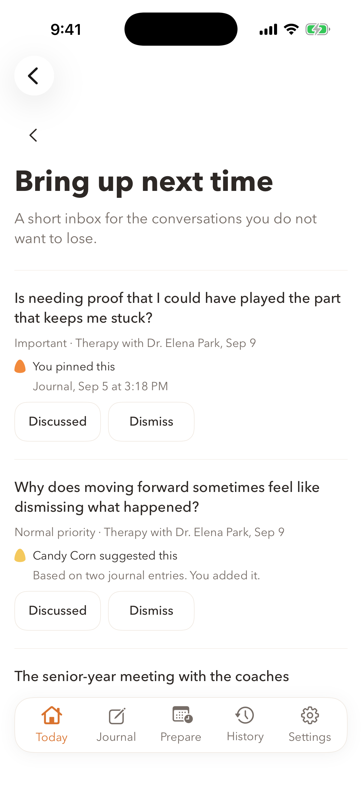 iOS Bring up