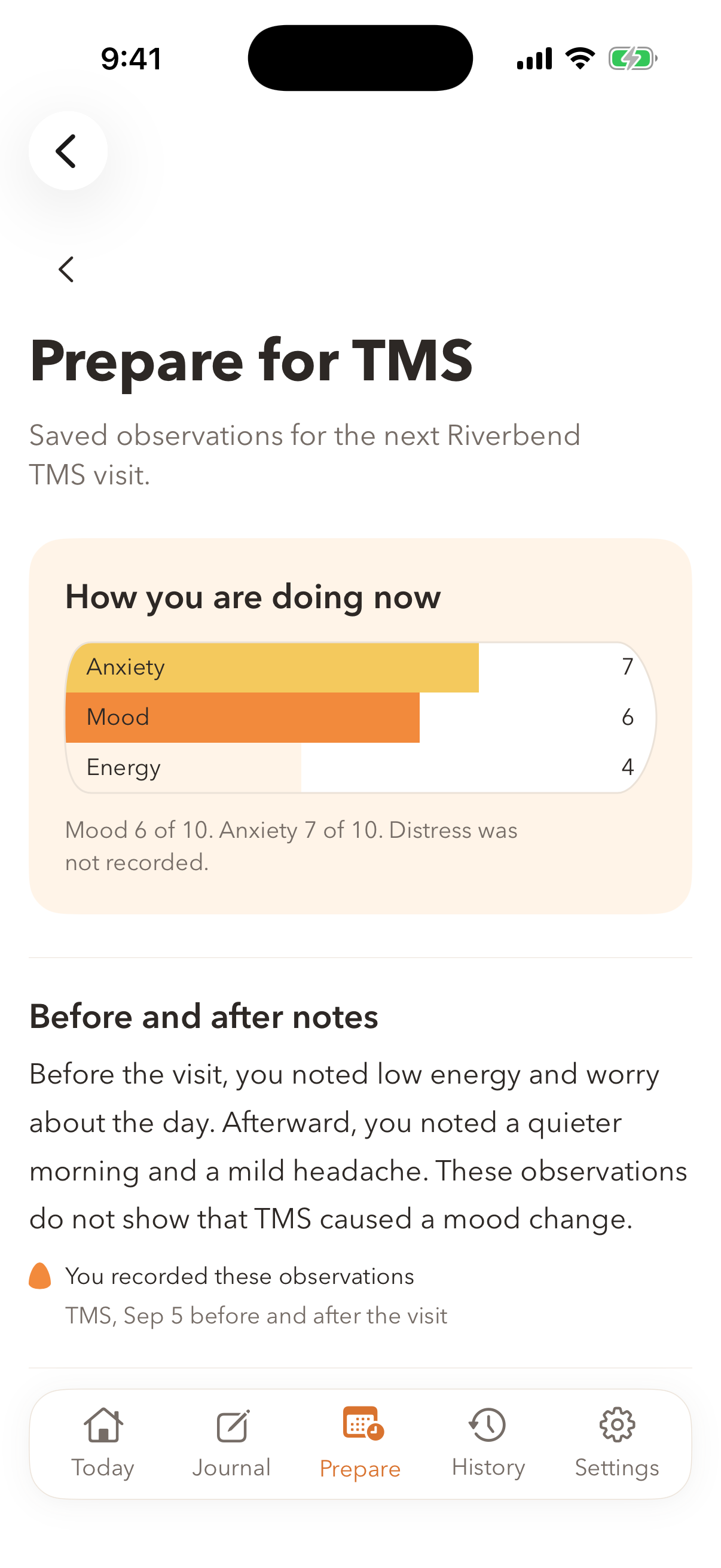 iOS Prepare tms