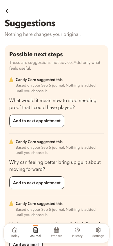 Prototype Ai suggestions