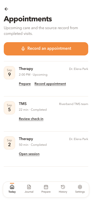 Prototype Appointments